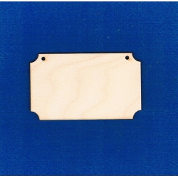 Tabliczka   10x6cm  z otworami, zawieszka, szyld